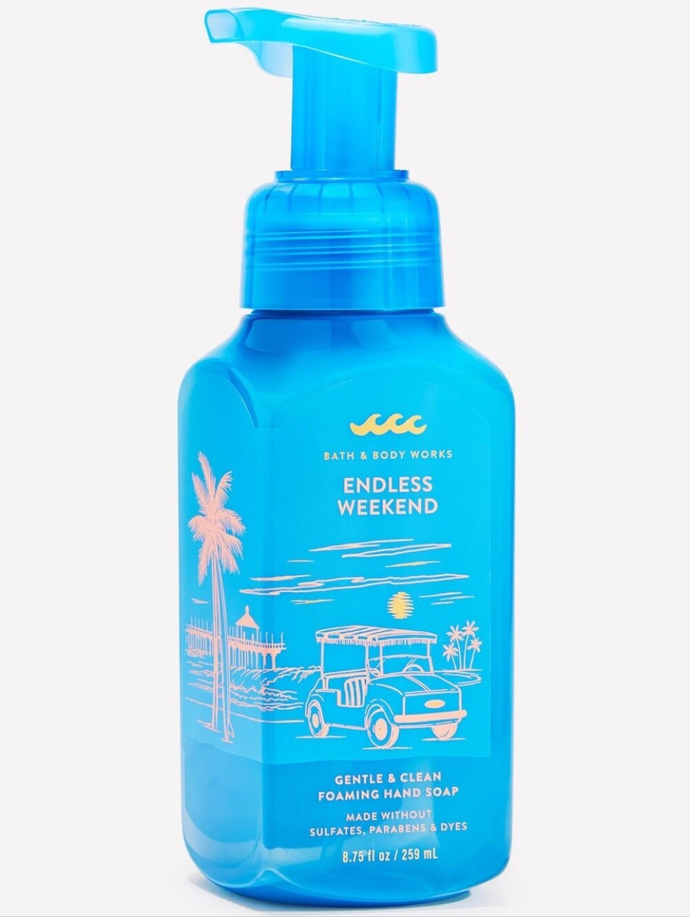 Bath & Body Works Endless Weekend Gentle Foaming Hand Soap 8oz NEW RARE